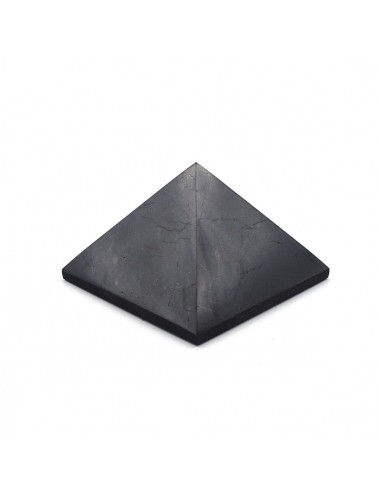 Pirámide Shungit 7 cm Brillo 2
