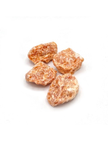Masivo de Calcita naranja – Minerales de Colección