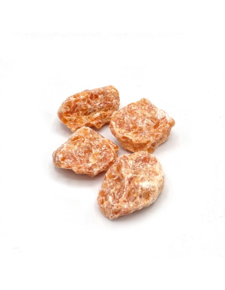 Masivo de Calcita naranja – Minerales de Colección