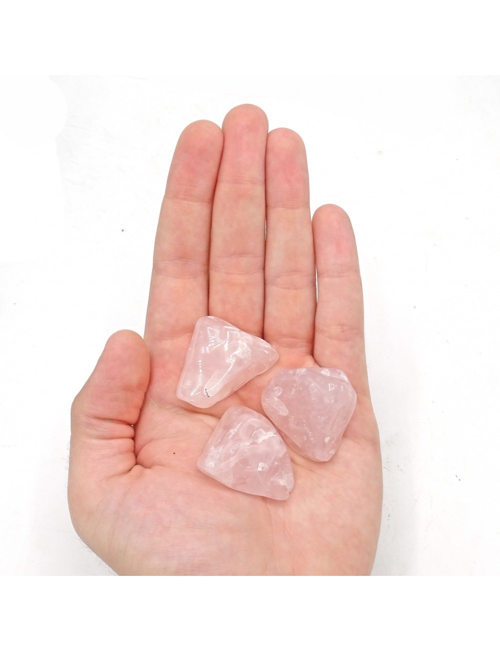 Mineral Rodado de Cuarzo Rosa" forma natural" | Minerales de Colección