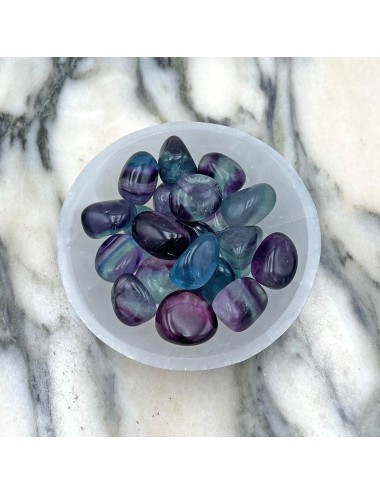 Rodado de Fluorita multicolor – Minerales de Colección