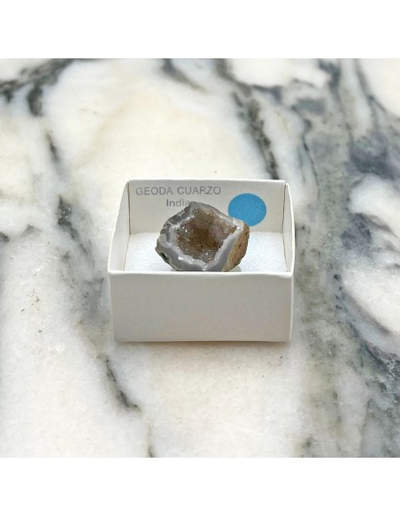 Cajita de Geoda de Cuarzo 4x4  para Colección – Minerales de Colección